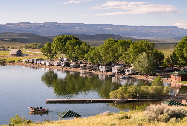 Otter Creek Reservoir, Utah, USA